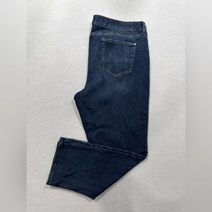 Chico's Dark Blue Straight Leg Jeans